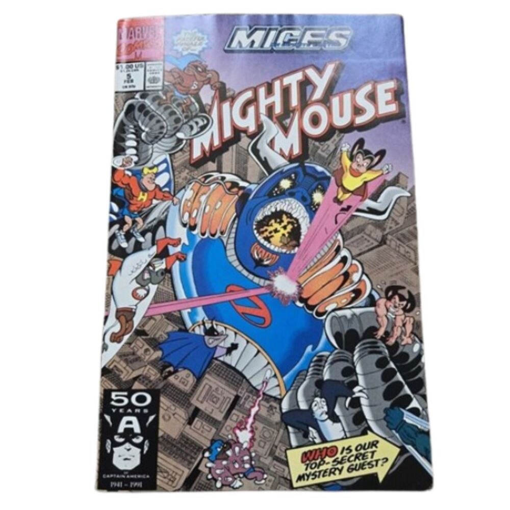 Mighty Mouse Comic #5 –  Mices on Infinite Earths / Marvel Comics (1990)